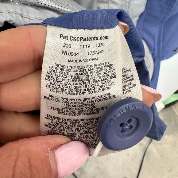 Columbia Carson Pass Interchange 3-In-1 Jacket Womens Medium Hooded Waterproof - Picture 11 of 11